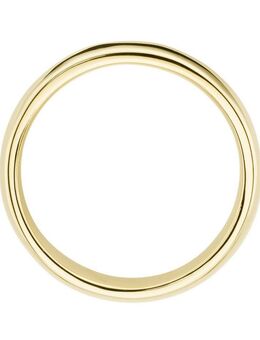 GIORGIO MARTELLO MILANO Silberring Schiene gewölbt, vergoldet, Silber 925