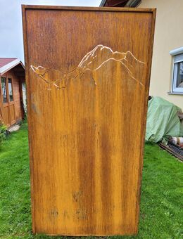 Sichtschutzwand "Säuling" Berg Paravent Allgäu - Kraftisried