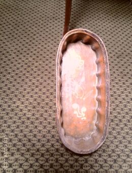 Crailsheim Franken Volkskunst - Antike deutsche Volkskunst-Keramikschale 19. Jahrhundert Handbemaltes Blumendekor Museumsqualität - Sternenfels