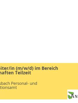 Sachbearbeiter/in (m/w/d) im Bereich Beistandschaften Teilzeit - Ansbach