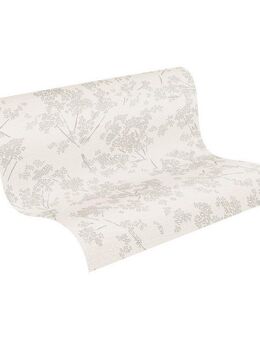 A.S. Création Vliestapete Casual Living Blümchen-Tapete Mustertapete Floral Blumen, strukturiert, matt, (1 St), Vliestapete Blumentapete für Schlafzimmer Küche Wohnzimmer Blümchen