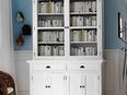 NovaSolo Esszimmerschrank Landhausstil weiß Buffetschrank Küchenschrank Massivholz Halifax BCA594 in 32130