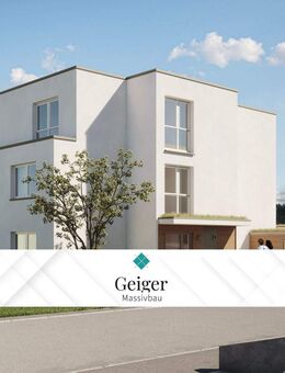 Idyllisch und ruhig Wohnen mit Fernblick, Südbalkon, Tageslichtbad & Gäste-WC - KfW Effzienzhaus 55! - Albstadt