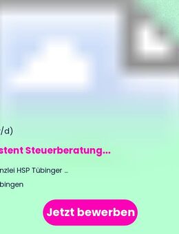 Assistent Steuerberatung (m/w/d) - Tübingen