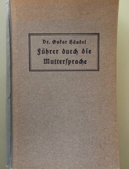 Händel: Führer durch die Muttersprache (1918) - Münster