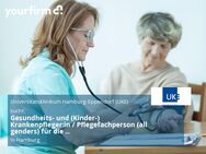 Gesundheits- und (Kinder-) Krankenpfleger:in / Pflegefachperson (all genders) für die Stammzelltransplantation C6A/B und C4A - Hamburg