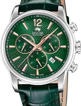 Jaguar Chronograph Acamar J968/3, Armbanduhr, Quarzuhr, Herrenuhr, Saphirglas, Stoppfunktion