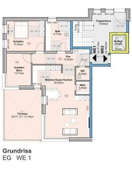 3 - Zi Wohnung im Neubau 6 Parteien Haus in Siedlungshausen (Winterberg) - Winterberg