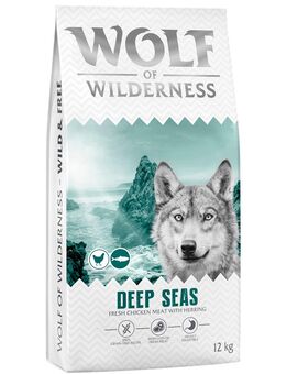 Wolf of Wilderness Adult "Deep Seas" Hering - getreidefrei - Sparpaket: 2 x 12 kg neue Rezeptur