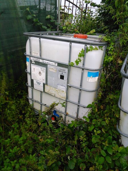 IBC-Container, Wasserfass 1.000 L, Intakt und sauber - Waldbreitbach