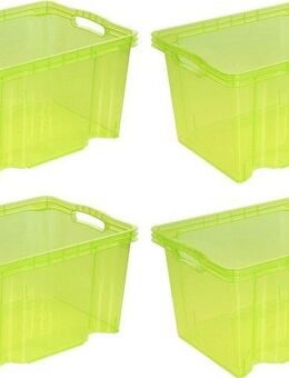 keeeper Organizer franz (Set, 4 St), Aufbewahrungsbox, 13,5 L, hochwertiger Kunststoff