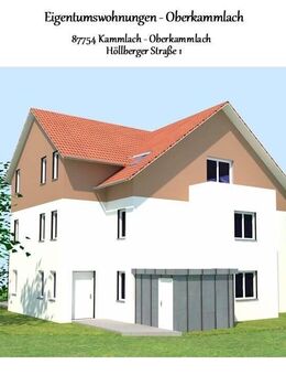 TOP-NEUBAU in Kammlach, 2-Zimmer-Wohnung im OG, für Selbstnutzer oder Kapitalanleger - Kammlach