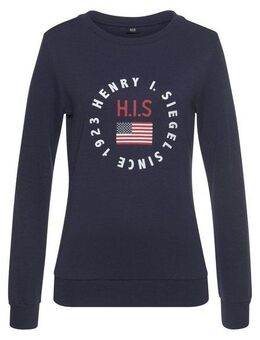 H.I.S Sweatshirt mit Logodruck, Loungeanzug