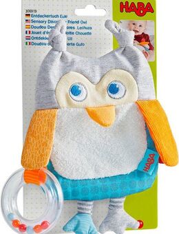 Haba Greifspielzeug Entdeckertuch Eule