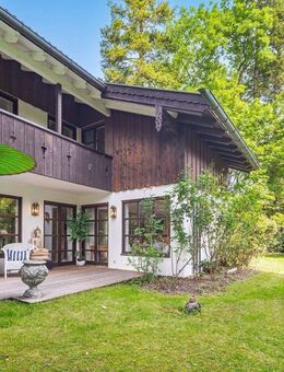Idyll im Grünen: Teilmöblierte Landhaus-Villenhälfte im Herzen von Seeshaupt - Seeshaupt