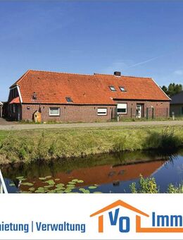 Sanierungsbedürftiges Landhaus mit Grünlandfläche in idyllischer Wiekenlage von Wiesmoor - Wiesmoor