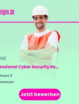 (Senior) Professional Cyber Security Reporting & Analytics (m/w/d) - Neckarsulm