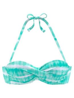 s.Oliver Bügel-Bikini-Top Enja, mit Batikdruck und Wickeloptik