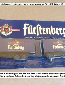 Fürstenberg-Minitruck-Sort.,- 10 Stück von 1999 - 2005 - Ansehen-Einmalig - - Mahlberg