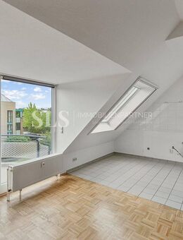 Maisonette mit Blick in den Himmel - Zwei Ebenen, Balkon und Tiefgarage in ruhiger Wohnanlage - Meerbusch