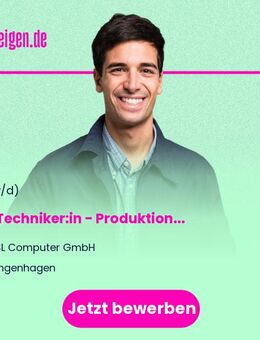 PC-Techniker:in - Produktion (m/w/d) - Langenhagen
