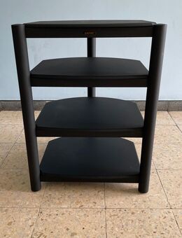 HiFi Rack Stahl Holz | Audio Regal | TV-Untergestell | B 60 × H 80 × T 52 cm - Hannover Herrenhausen-Stöcken