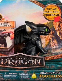 Spin Master Spielfigur Dragons Movie - Interaktive Mini-Drachen - Ohnezahn, mit Soundeffekt