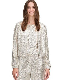 Betty&Co Jackenblazer Damen Blouson mit Pailletten