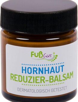 Fußgut Hornhautbalsam Hornhaut-Reduzier-Balsam, für Diabetiker geeignet, pflegt Ellenbogen, bis zu 75% Hornhautreduzierung innerhalb von 28 Tagen