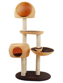 Karlie Outdoor Kratzbaum III - braun / beige