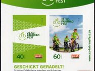 PostModern: MiNr. 413 - 414 Bl. 55, 03.07.2016, "21. SZ-Fahrradfest", Satz (Block), postfrisch - Brandenburg (Havel)