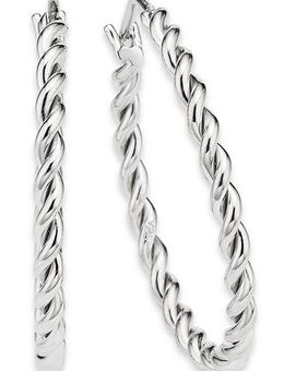 Bruno Banani Paar Creolen Schmuck Geschenk Silber 925 Ohrschmuck Ohrringe