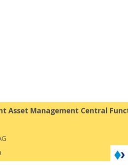 Werkstudent Asset Management Central Functions (m/w/d) - München