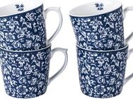 LAURA ASHLEY BLUEPRINT COLLECTABLES Becher Sweet Allysum, Porzellan, 4-teilig, 320 ml