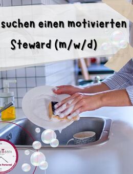Steward gesucht – Deine Mission: Sauberkeit ! *ElbTalTeam* - Dresden