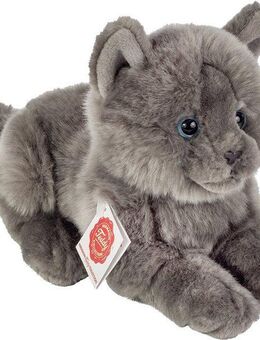 Teddy Hermann® Kuscheltier Kartäuser Katze, 20 cm, zum Teil aus recyceltem Material