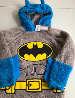Batman Jungen Kinder Sweatshirt Pulli Pullover Hoodies Fasching Verkleidung Kapuzenpullover mit Ohren Fleece Weich Kuschelig Gr. 110, neu mit Etikett - Albstadt