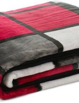 Wohndecke Antigua, Gözze, mit modernem Karo, Kuscheldecke, 150x200 cm