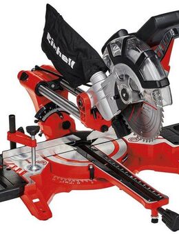 Einhell Zug-, Kapp- und Gehrungssäge TC-SM 2131/1 Dual, 1500 W, 4900 U/min, Präzisions-Sägeblatt