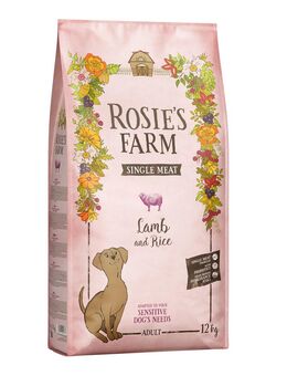 Rosie's Farm Single Meat Adult Lamm mit Reis - 12 kg
