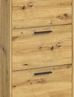 HBZ Schuhkommode Sam (1 St), Schuhkipper, Schuhschrank mit 3 Klappen, BxHxT 59x103x17cm