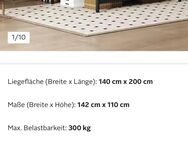 Metalbett 140x200cm neu mit Lattenrost - Berlin