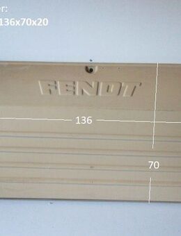 Fendt Gaskastendeckel ca 136 x 70 x 20 (Lagerware -> Neuware mit Lagerspuren) - Bugfrontdeckel / Bugklappe / Gasklappe / Flaschenkastendeckel / Flaschenkastenabdeckung - Schotten Zentrum