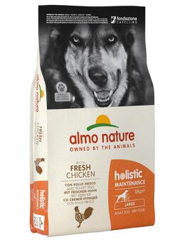 12 kg Almo Nature Holistic zum Sonderpreis! - Large Adult Huhn & Reis