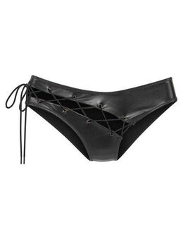 JETTE Slip in Leder-Optik mit aufregender Schnürung (Kunstleder)