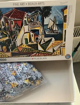 Picasso Puzzle „Park Guell Barcelona - Hamburg
