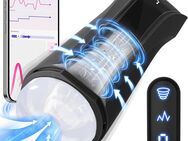 Elektrischer Cup-Masturbator Taschenmuschi App-Steuerung Penis-Stimulator 7 Vibrations- und 7 Saug-Modi NEU OVP - Gütersloh