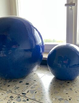 2x DEKO-Kugel -Set, blau für Garten,Terrasse - Freudenstadt