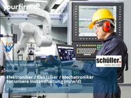 Elektroniker / Elektriker / Mechatroniker für unsere Instandhaltung (m/w/d) - Herrieden
