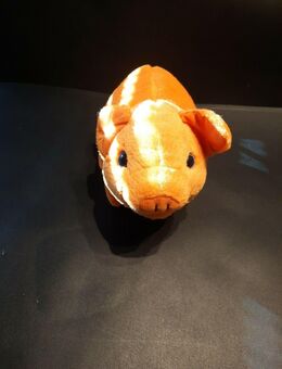 Schweinchen ca. 19cm lang Farbe Orange - Essen